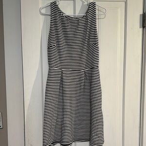 Merona Black and White A-Line Mini Dress